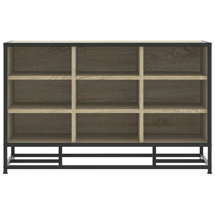 Skobänk sonoma-ek 84x40x53,5 cm konstruerat trä och metall