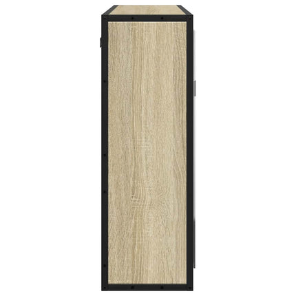 Badrumsspegelskåp Sonoma Ek 65x20x60 cm konstruerat trä