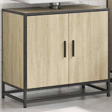 Badrumsskåp Sonoma Ek 65x33x60 cm Konstruerat trä