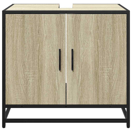 Badrumsskåp Sonoma Ek 65x33x60 cm Konstruerat trä