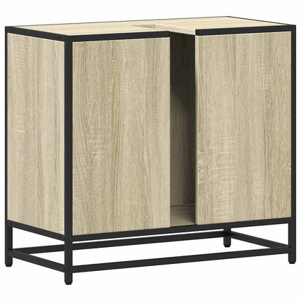Badrumsskåp Sonoma Ek 65x33x60 cm Konstruerat trä