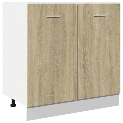 Underskåp “Lyon” sonoma-ek 80x46x81,5 cm konstruerat trä