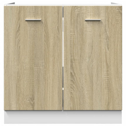 Underskåp “Lyon” sonoma-ek 80x46x81,5 cm konstruerat trä