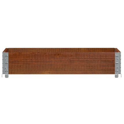 Odlingslåda brun 100x50 cm massiv furu