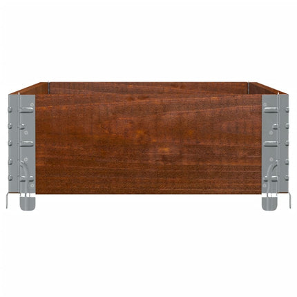 Odlingslåda brun 100x50 cm massiv furu