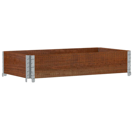 Odlingslåda brun 100x50 cm massiv furu