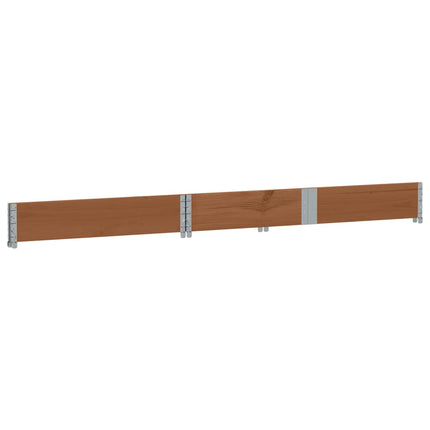 Odlingslåda brun 150x50 cm massiv furu