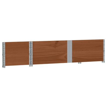 Odlingslåda brun 150x50 cm massiv furu
