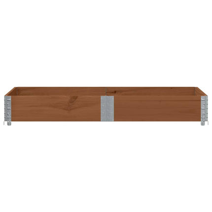 Odlingslåda brun 150x100 cm massiv furu