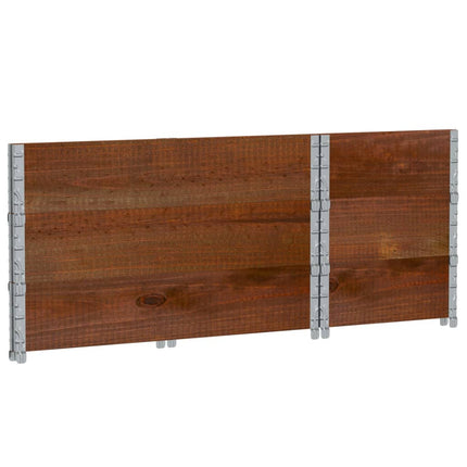 Odlingslåda brun 100x50 cm massiv furu