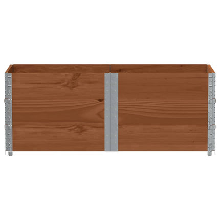 Odlingslåda brun 150x50 cm massiv furu