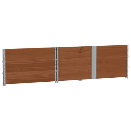 Odlingslåda brun 150x100 cm massiv furu
