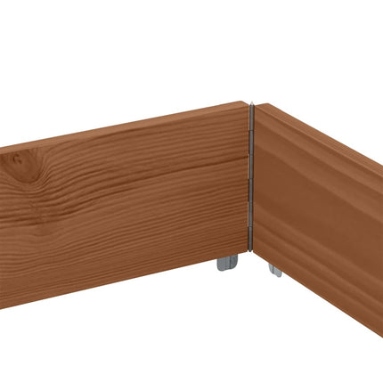 Odlingslåda brun 150x100 cm massiv furu