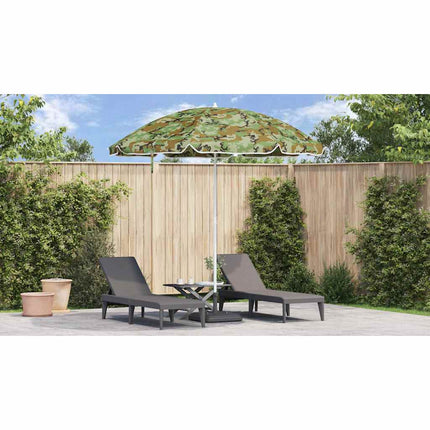 Trädgårdsparasol 263 x 263 x 272 cm 170T polyester Kamouflage