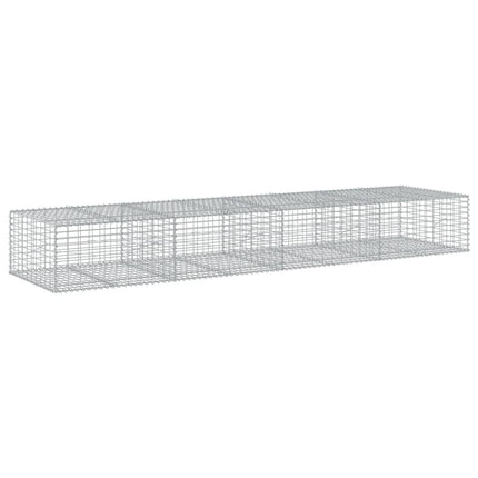 Gabionkorg med skydd 400x100x50 cm galvaniserat järn