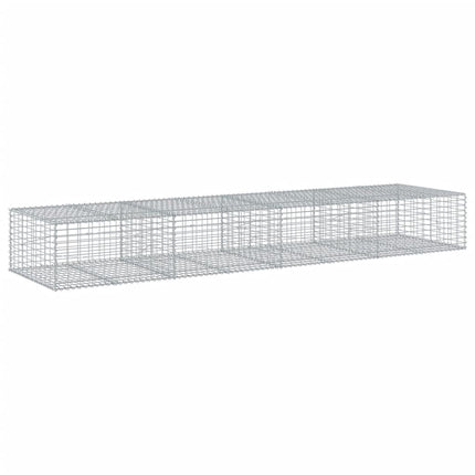 Gabionkorg med skydd 400x100x50 cm galvaniserat järn