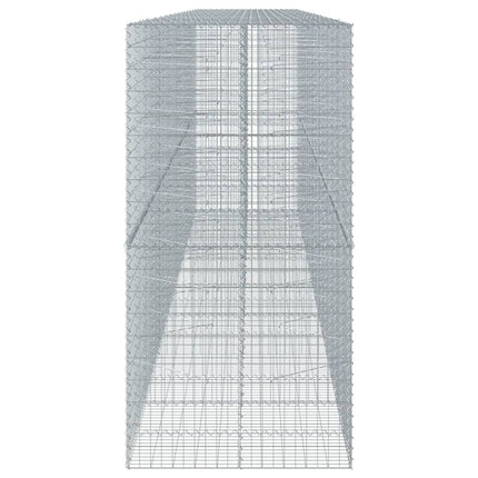 Gabionkorg med skydd 750x100x200 cm galvaniserat järn