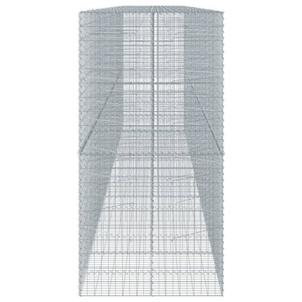Gabionkorg med skydd 800x100x200 cm galvaniserat järn