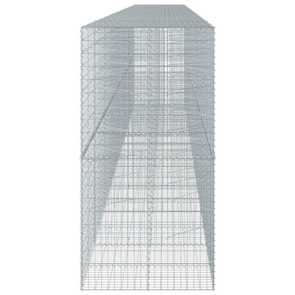 Gabionkorg med skydd 950x100x200 cm galvaniserat järn