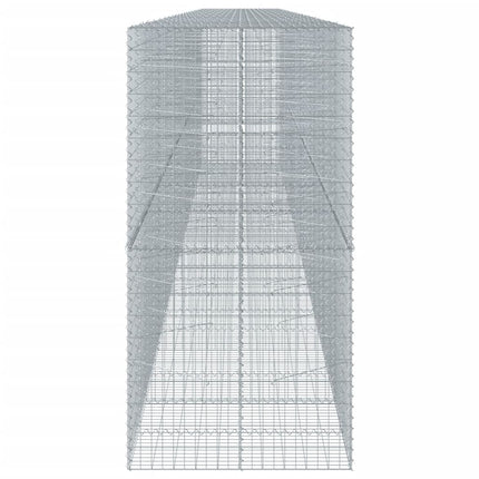 Gabionkorg med skydd 1100x100x200 cm galvaniserat järn