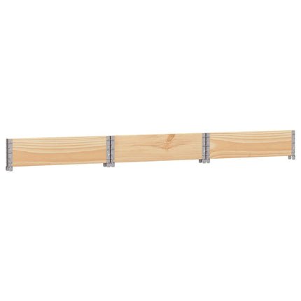 Pallkrage sexhörning 160x160 cm massiv furu