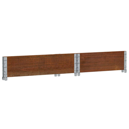Odlingslåda brun 80x60 cm massiv furu