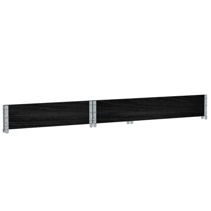 Odlingslåda svart 120x80 cm massiv furu