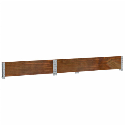 Odlingslåda brun 120x80 cm massiv furu