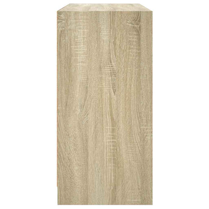 Skänk sonoma-ek 102x37x75,5 cm konstruerat trä