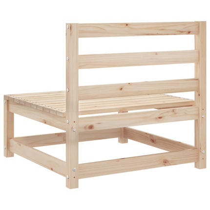 Soffgrupp för trädgården 9 delar massiv furu