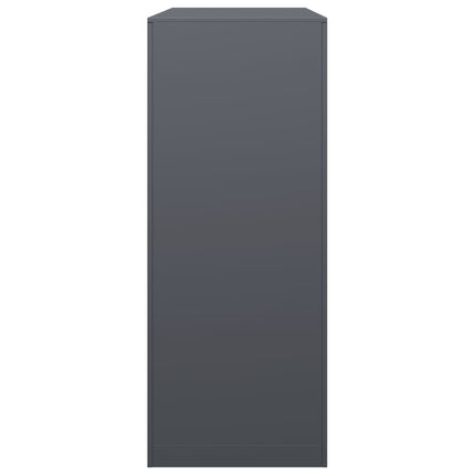 Vedställ antracit 100x40x100 cm stål
