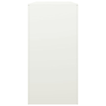 Vedställ vit 100x40x80 cm stål