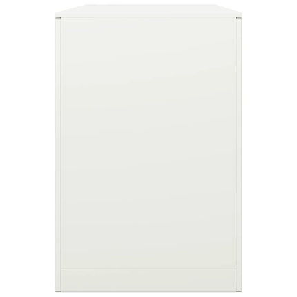 Vedställ vit 100x40x60 cm stål