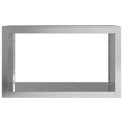 Vedställ 100x40x60 cm galvaniserat stål