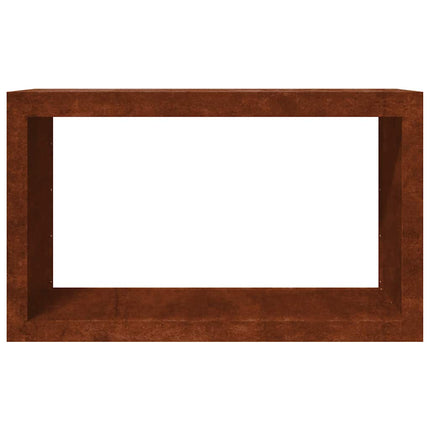 Vedställ 100x40x60 cm väderbeständigt stål