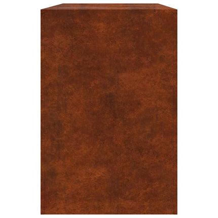 Vedställ 100x40x60 cm väderbeständigt stål