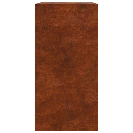 Vedställ 60x40x80 cm väderbeständigt stål