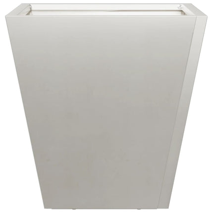 Trädgårdskruka 30x30x30 cm rostfritt stål