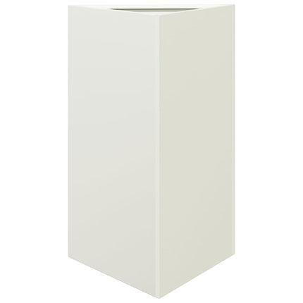 Odlingslåda vit triangulär 50x43x75 cm stål
