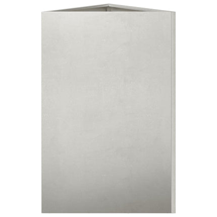 Odlingslådor 2 st triangulär 50x43x75 cm rostfritt stål