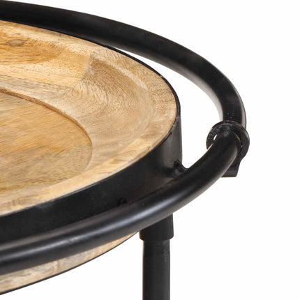 Sidobord Ø55X60 Cm Mango I Massivt Trä