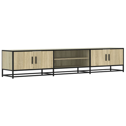 Tv-bänk sonoma-ek 210x35x41 cm konstruerat trä