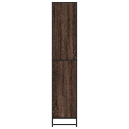 Bokhylla brun ek 60x35x170,5 cm konstruerat trä