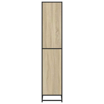 Bokhylla sonoma-ek 80,5x35x170,5 cm konstruerat trä