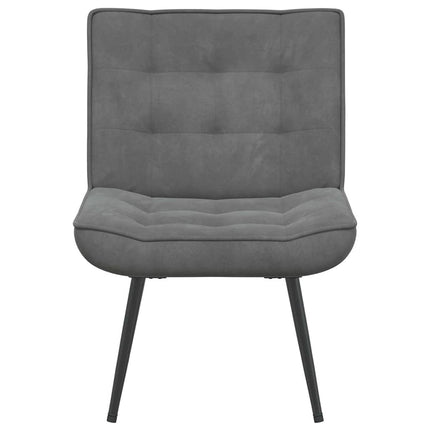 Vilstol mörkgrå 64x74x84 cm sammet
