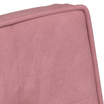 Vilstol rosa 64x74x84 cm sammet
