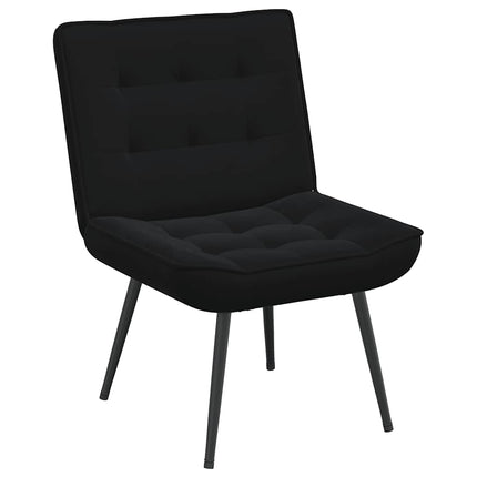 Vilstol svart 64x74x84 cm sammet