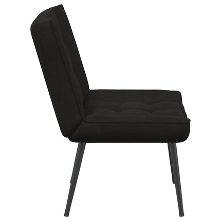 Vilstol svart 64x74x84 cm sammet