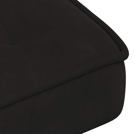 Vilstol svart 64x74x84 cm sammet