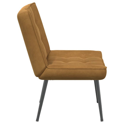 Vilstol brun 64x74x84 cm sammet